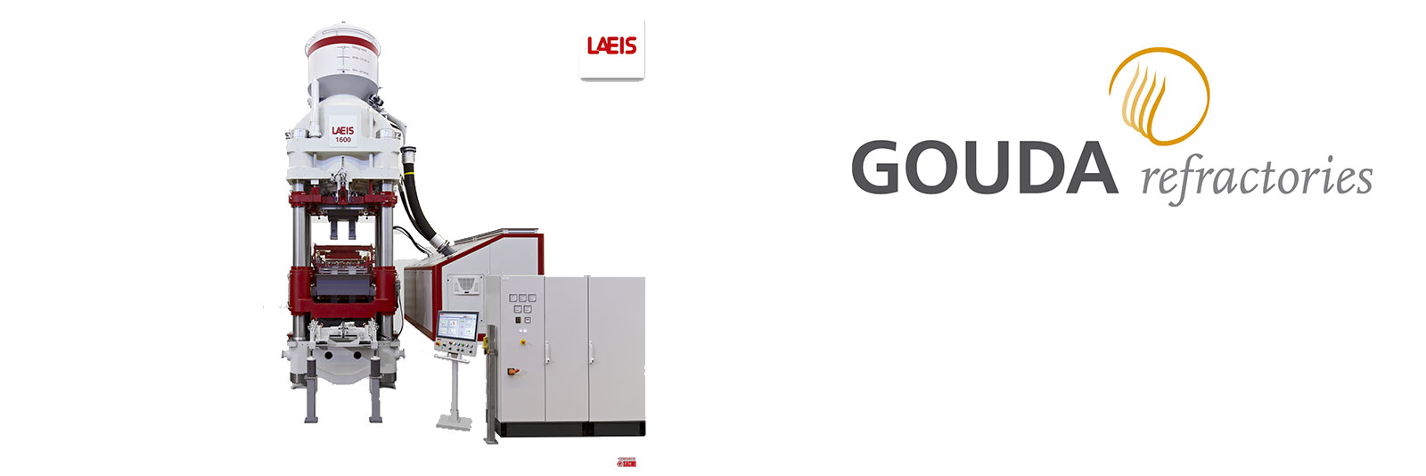 State-of-the-art LAEIS refractory press ordered by GOUDA Refractories.